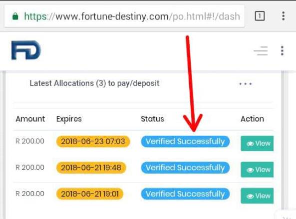 WHAT MAKE US STRONGLY AT FORTUNE DESTINY WE HAVE TOP 3 SECURITY THAT PREVENT OUR SERIOUS INVESTOR ON FAKE ACCOUNT THAT CREATED BY PEOPLE WHO DON'T LIKE TO SEE BUSINESS SUCCEED SO WE HAVE ADDED THIS MEMBERSHIP FOR AVOIDING THAT SITUATION EVERYONE PAYS R600 FOR ENTER